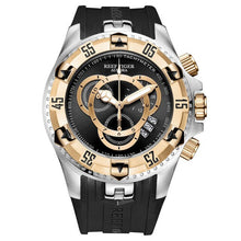 Load image into Gallery viewer, Reef Tiger/RT Top Brand Luxury Sport Watch for Men Rose Gold Blue Watch Rubber Strap Fashion Watches Reloj Hombre RGA303-2