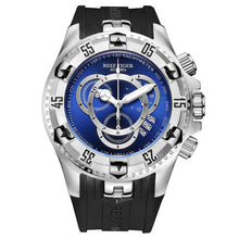 Load image into Gallery viewer, Reef Tiger/RT Top Brand Luxury Sport Watch for Men Rose Gold Blue Watch Rubber Strap Fashion Watches Reloj Hombre RGA303-2