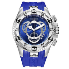Load image into Gallery viewer, Reef Tiger/RT Top Brand Luxury Sport Watch for Men Rose Gold Blue Watch Rubber Strap Fashion Watches Reloj Hombre RGA303-2