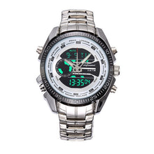 Load image into Gallery viewer, Shifenmei Mens Watches Top Brand Luxury Quartz Dual Display Sports Military Digital Watch Men Fashion Waterproof Watch 1121