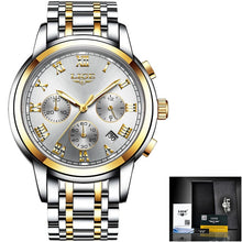 Load image into Gallery viewer, Watches Mens 2019 LIGE Top Brand Luxury Green Fashion Chronograph Male Sport Waterproof All Steel Quartz Clock Relogio Masculino