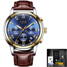 Load image into Gallery viewer, Watches Mens 2019 LIGE Top Brand Luxury Green Fashion Chronograph Male Sport Waterproof All Steel Quartz Clock Relogio Masculino