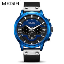 Load image into Gallery viewer, MEGIR Watch Men Sport Waterproof Mens Watches Relogio Masculino Top Brand Luxury Quartz Wristwatch Clock Hour Erkek Kol Saati