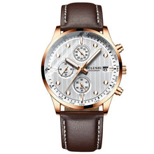 Load image into Gallery viewer, Men Watch 2018 Luxury Brand Men Military Sports Watches Men's Quartz Date Clock Man Casual Leather Wrist Watch  Belushi  Relogio